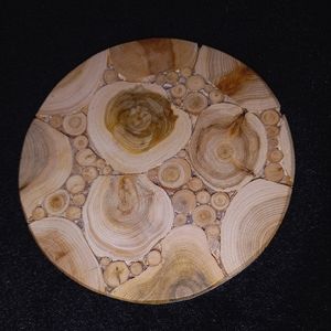 Wood art handmade and signed